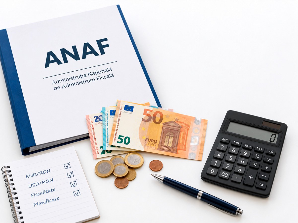 Ce curs valutar foloseste ANAF?